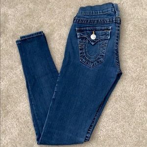 True Religion Size 25 Skinny Jeans